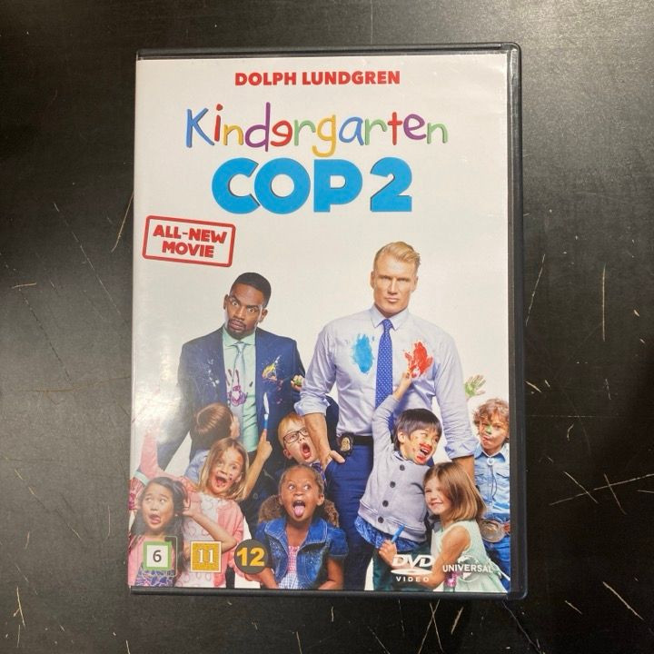 Kindergarten Cop 2 DVD (VG+/M-) -komedia-